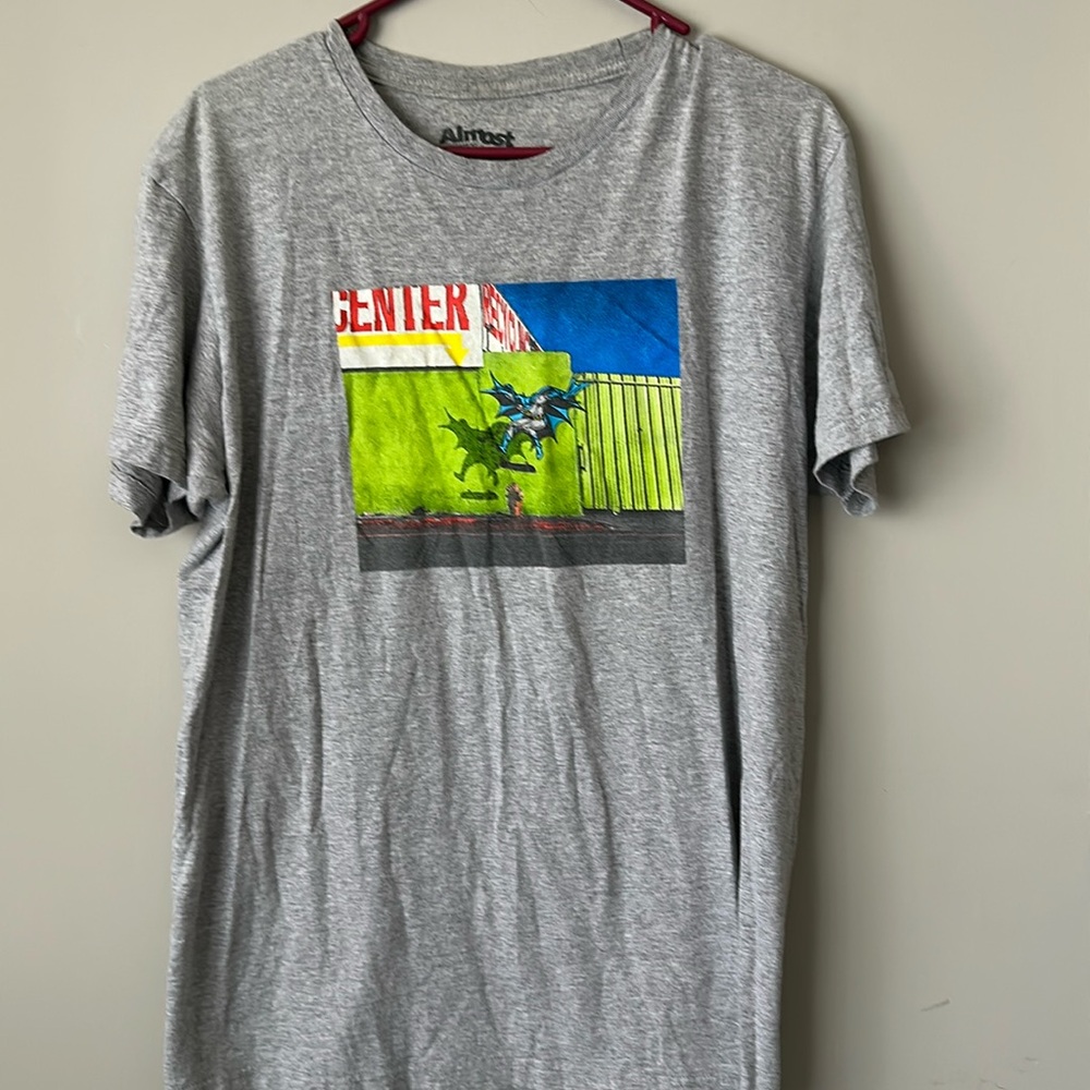 Almost skateboard casual gray T-shirt